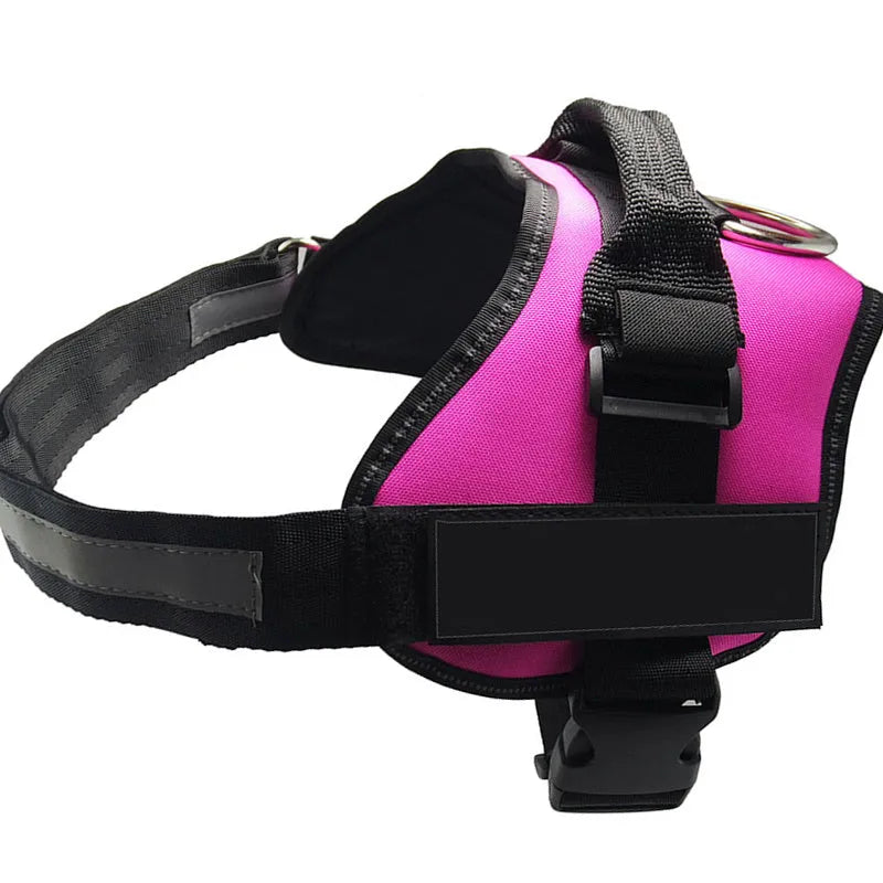 Personalised Custom Reflective Breathable Dog Harness No Pull Adjustable Pet Harness Vest for Small Large Dogs with Patch Nylon Chest Strap Many Sizes and Colours