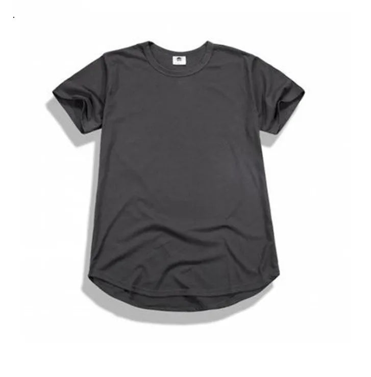 Men's oversized hip hop T-shirt in Khaki, relaxed fit, cotton blend, shown front view