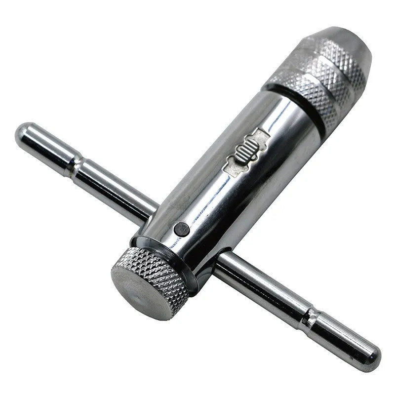 M3-M8 adjustable ratchet hand tap wrench set two pieces tool steel metric threading tool