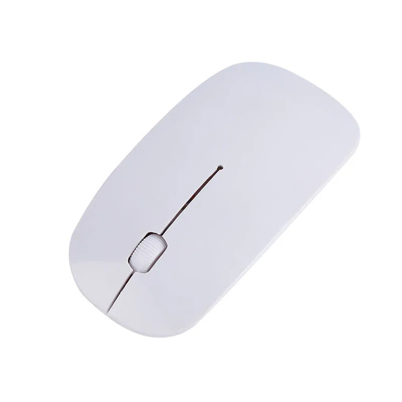 Wireless USB mouse available in 7 colours with ultra-thin design and USB receiver for PC