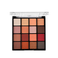 16 colour pearlescent eyeshadow palette in compact plastic case, 9.5 x 9.2 x 1.1 cm