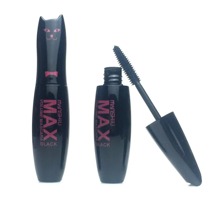 Slim thick curling mascara in black with volume and curl brush