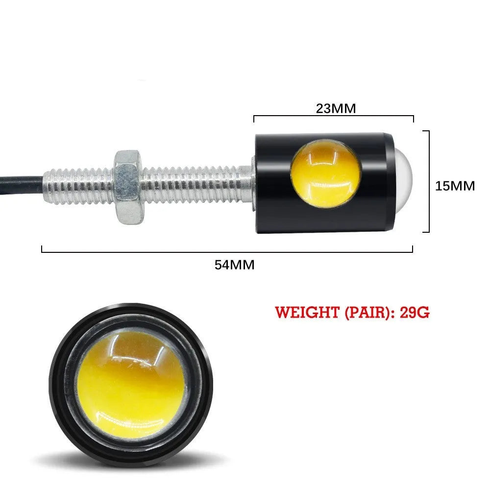 LED license plate light with aluminum shell for GM vehicles, available in 5 colours