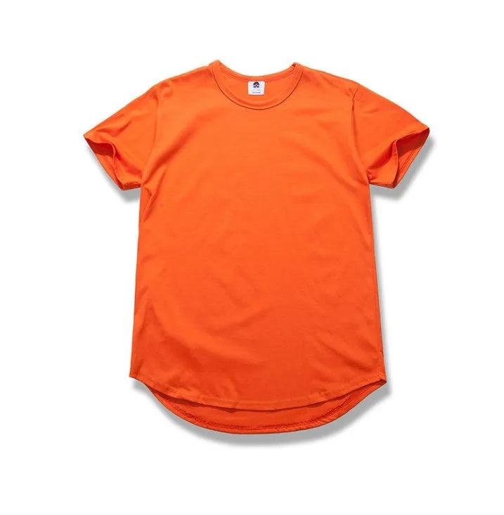 Men's oversized hip hop T-shirt in Khaki, relaxed fit, cotton blend, shown front view
