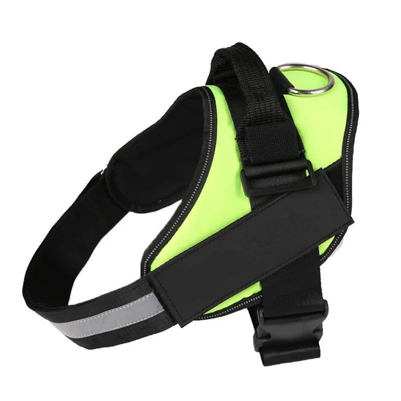 Personalised Custom Reflective Breathable Dog Harness No Pull Adjustable Pet Harness Vest for Small Large Dogs with Patch Nylon Chest Strap Many Sizes and Colours