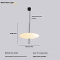 Nordic style retro UFO pendant ceiling chandelier light fixture in a modern room setting