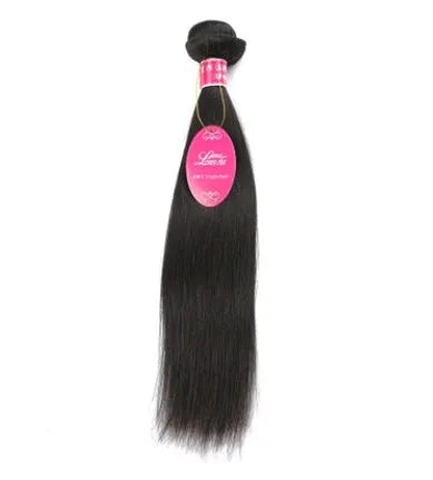 Real human hair straight wave extension in natural colour on 4x4 hair block, 8-26 inch