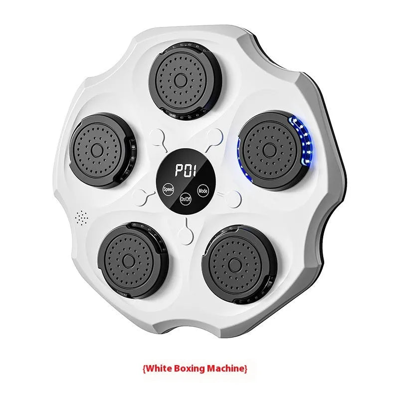 Bluetooth music boxing wall target with hanging design and included gloves for home fitness training