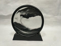 3D dynamic quicksand painting abstract New Chinese style glass decoration with polished surface
