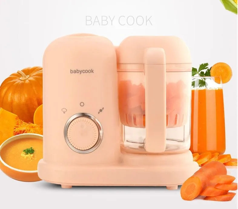 Green baby food processor with steamer and blender functions, 10-litre capacity