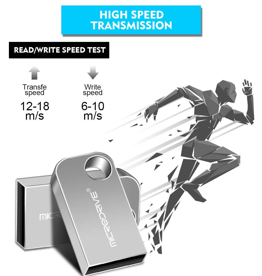 Silver gray metal USB flash drive with rotating connector, 64GB capacity, vehicle-mounted design.