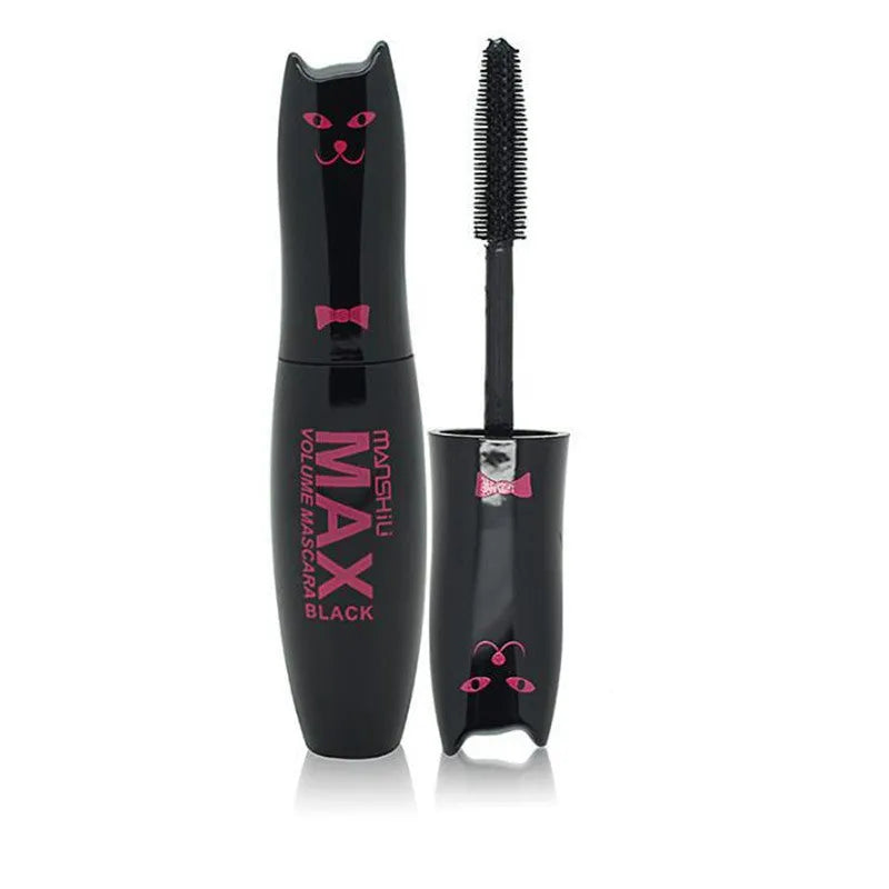 Slim thick curling mascara in black with volume and curl brush