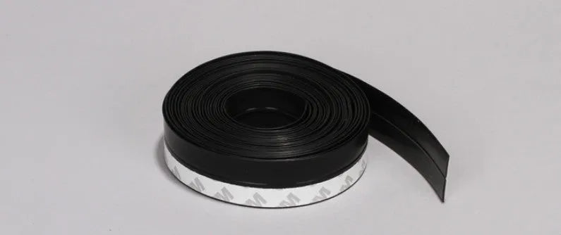 Flexible PVC wall corner protection tape in porcelain white, 3.8cm wide by 3.2m long