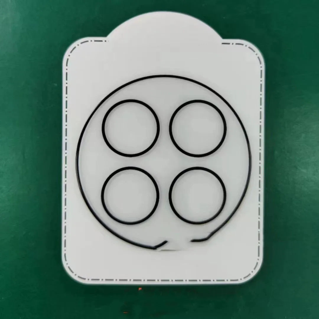 Tempered glass lens protector with black ring silk screen finish for OnePlus smartphones