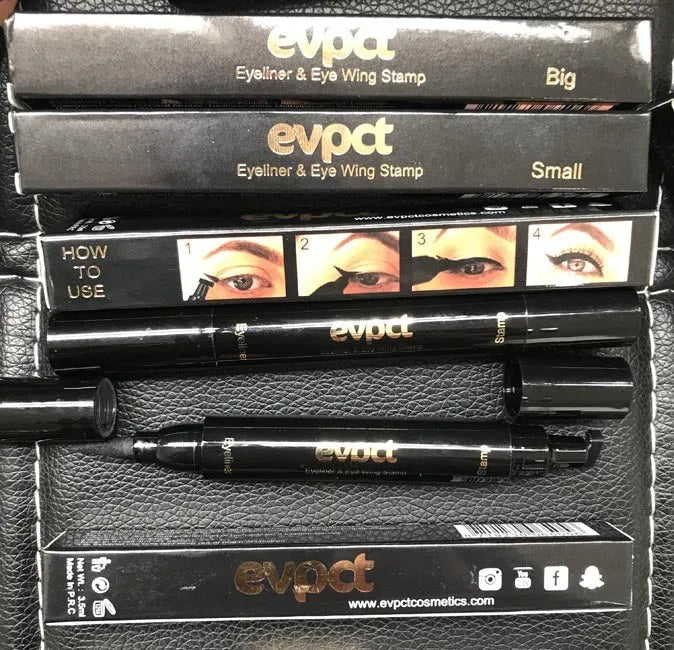 Evpct double color seal eyeliner 15.5g in 03 Brown shade with twist-up cap
