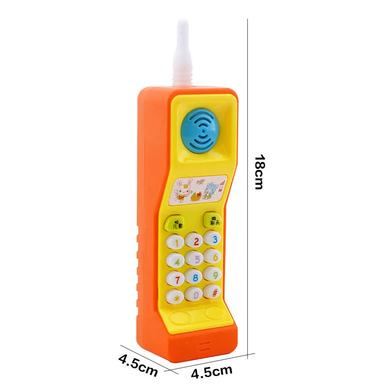 Children's educational toy with sound and light features showing cartoon animal design