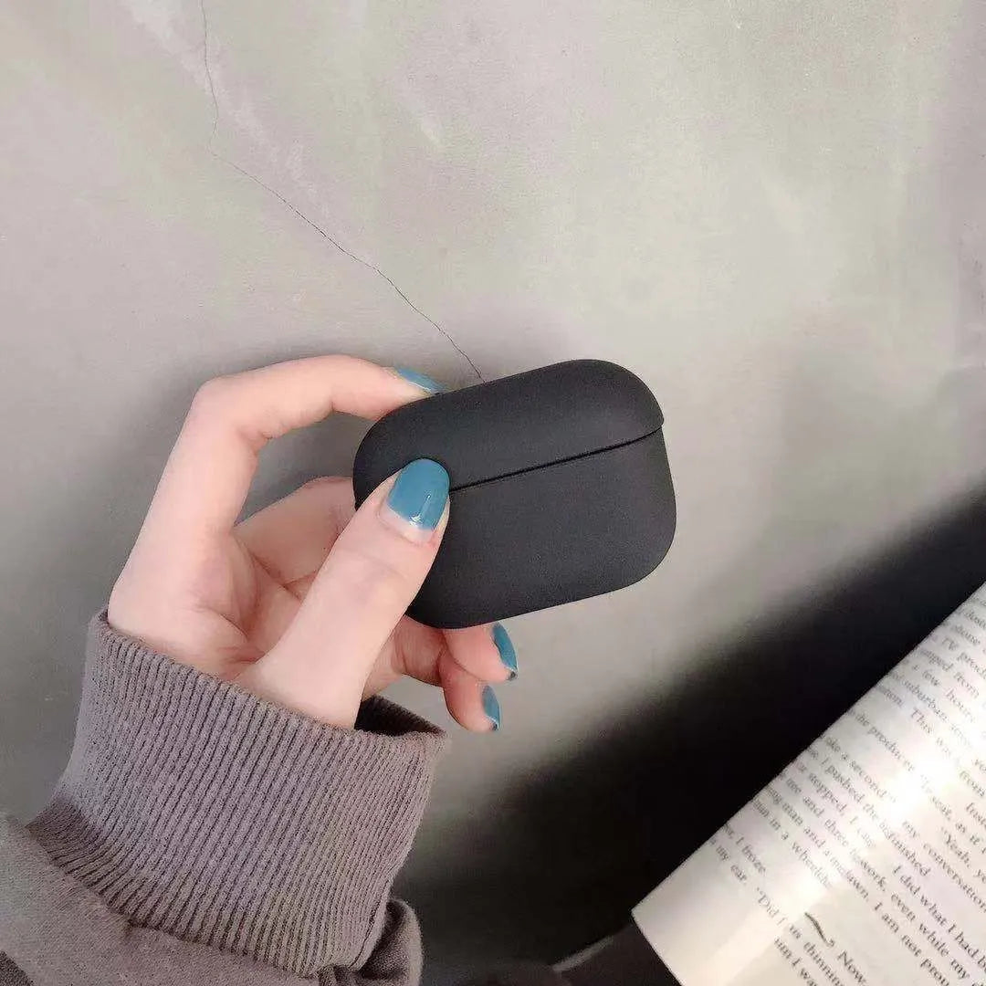AirPods Pro 3 protective plastic case in multiple colour options including black, pink, and green