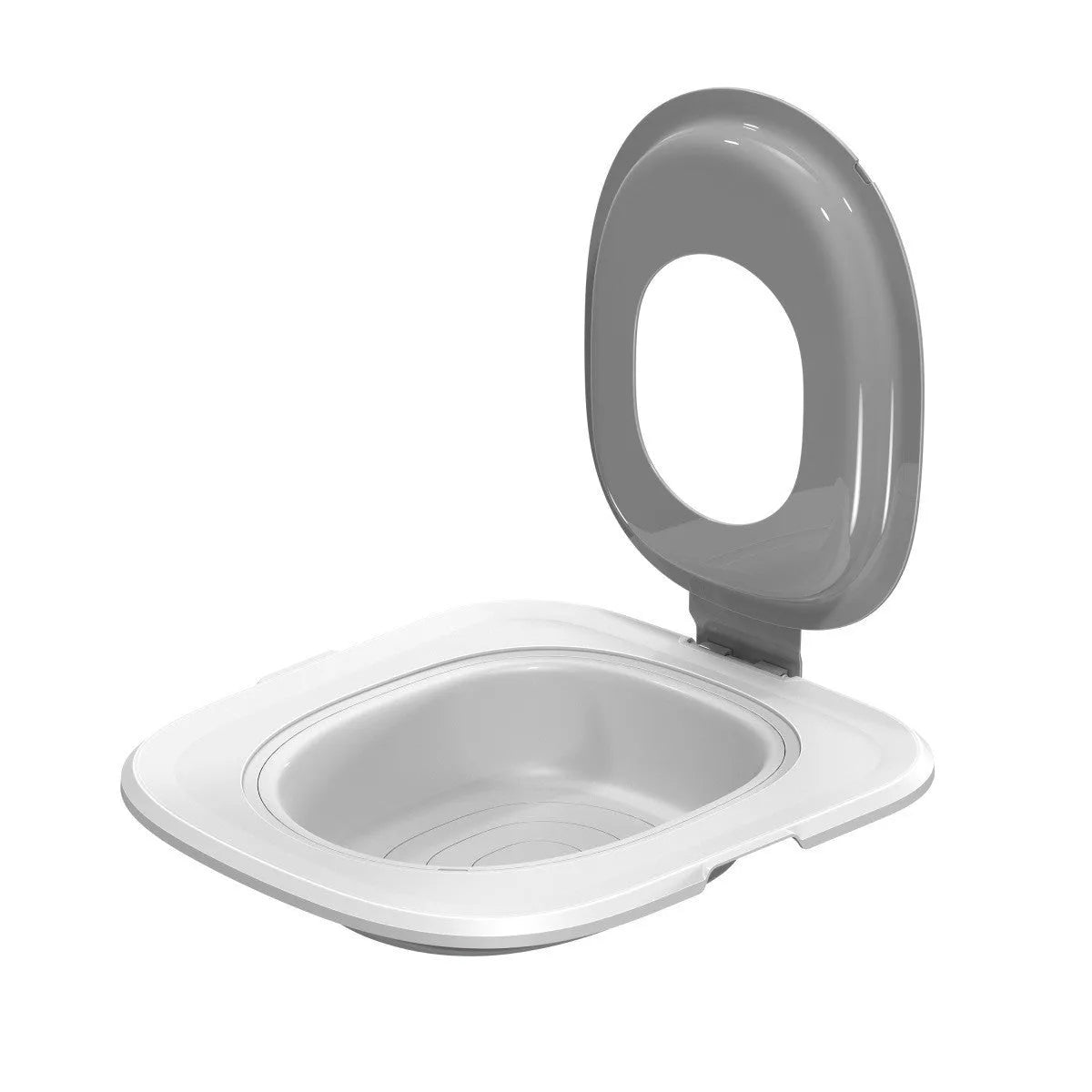 Fifth generation cat toilet trainer mat in new shape made from ABS plastic