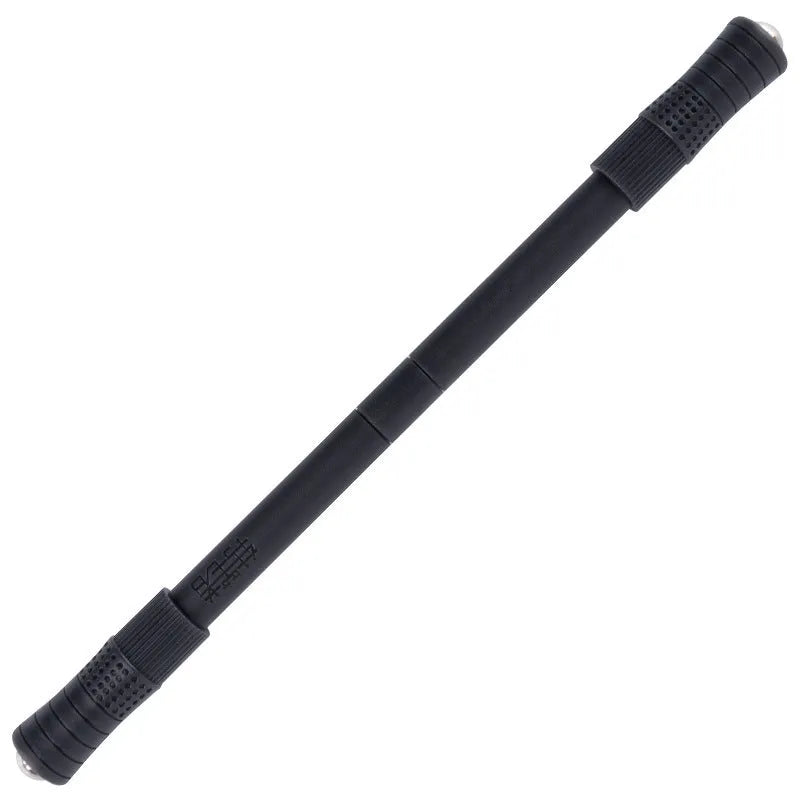 Student spring pen in black with storage tube for finger balance training