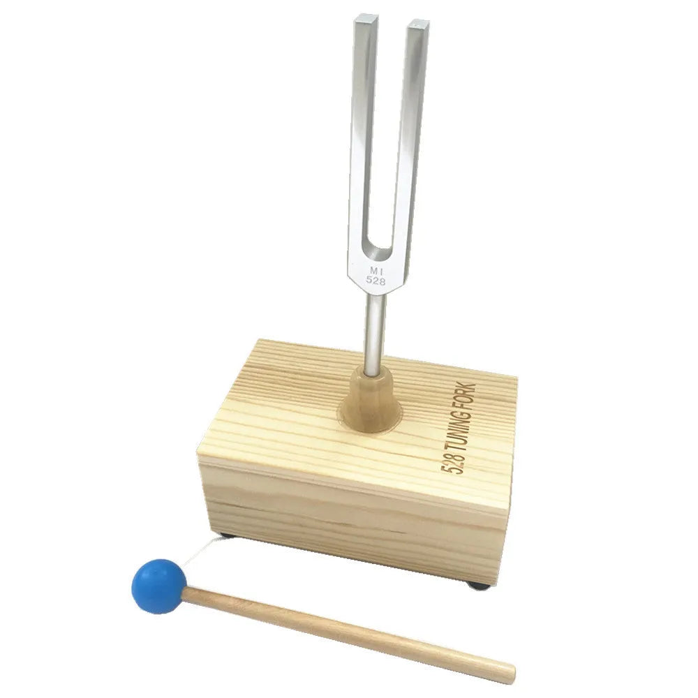 432Hz aluminium alloy tuning fork with speaker in kraft paper box packaging