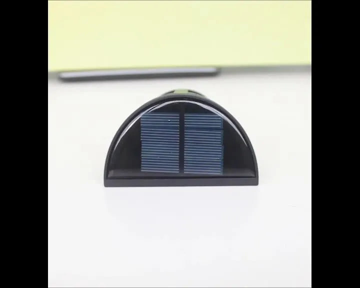 Solar wall lamp with six LED lights and smart sensor for outdoor garden or courtyard illumination