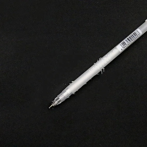 Touch New hand-painted highlight pen with 0.8mm writing diameter for black card in gold, silver, and white