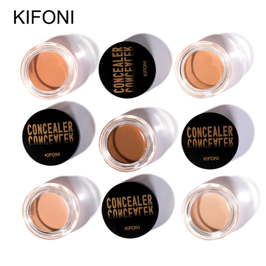 KIFONI Natural Long Lasting Concealer in six shades from 01natural to 06medium honey for eyes and acne coverage