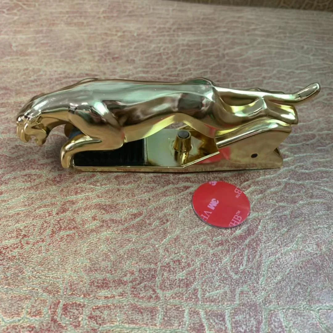 Rotating car phone holder in ABS plastic showing black, gold and silver colour options