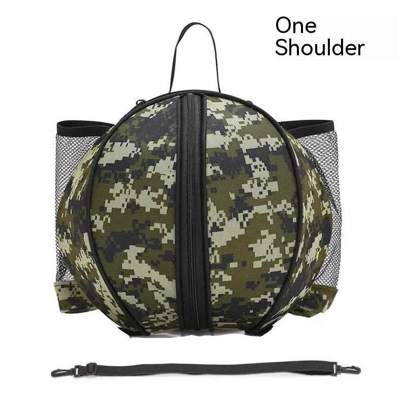 Oxford cloth basketball training bag with 9L capacity showing colour options