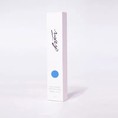 Single water-soluble underglaze colour pencil in blue for pottery drawing