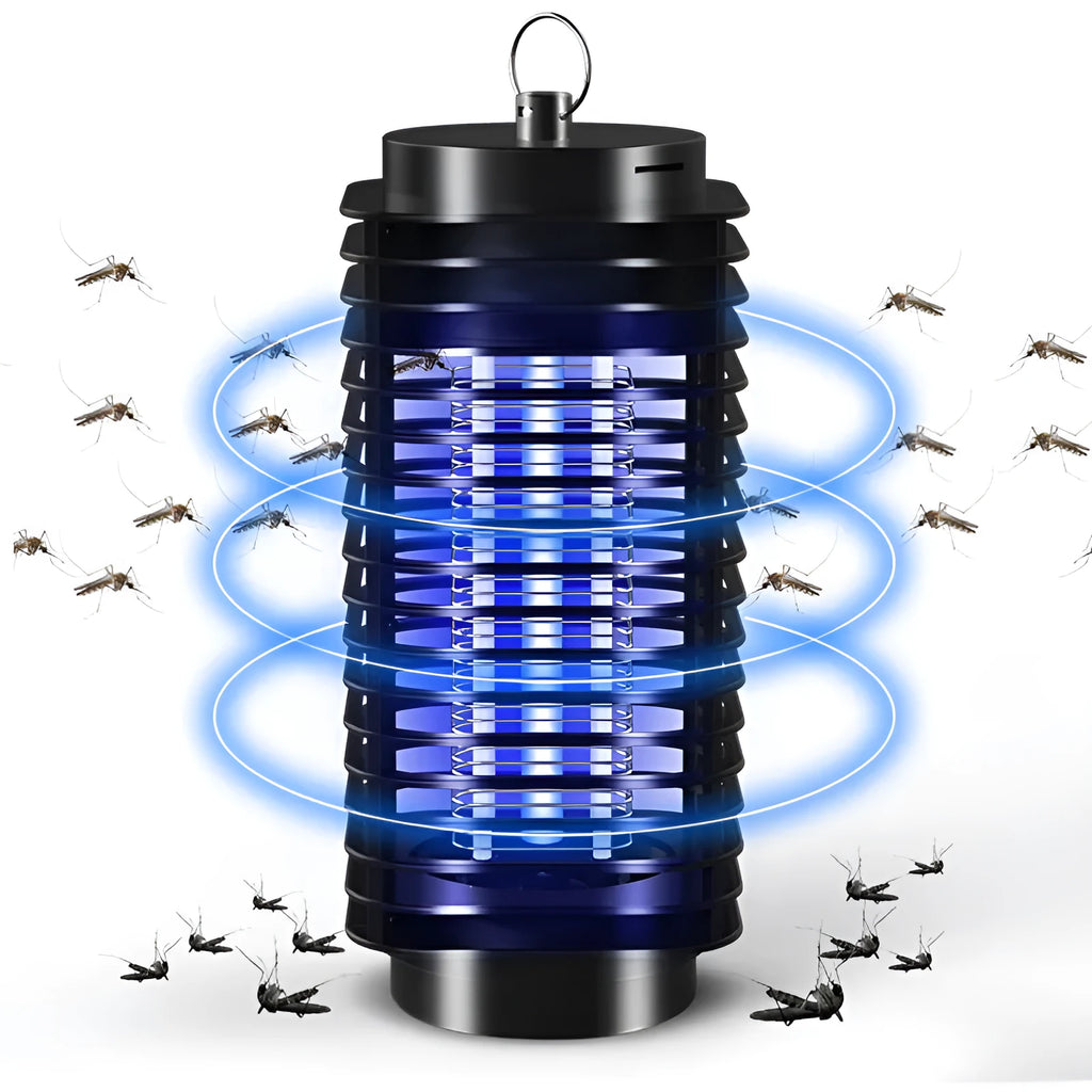 Black Hanging King Kong electric mosquito killer lamp with UK three-pin plug.