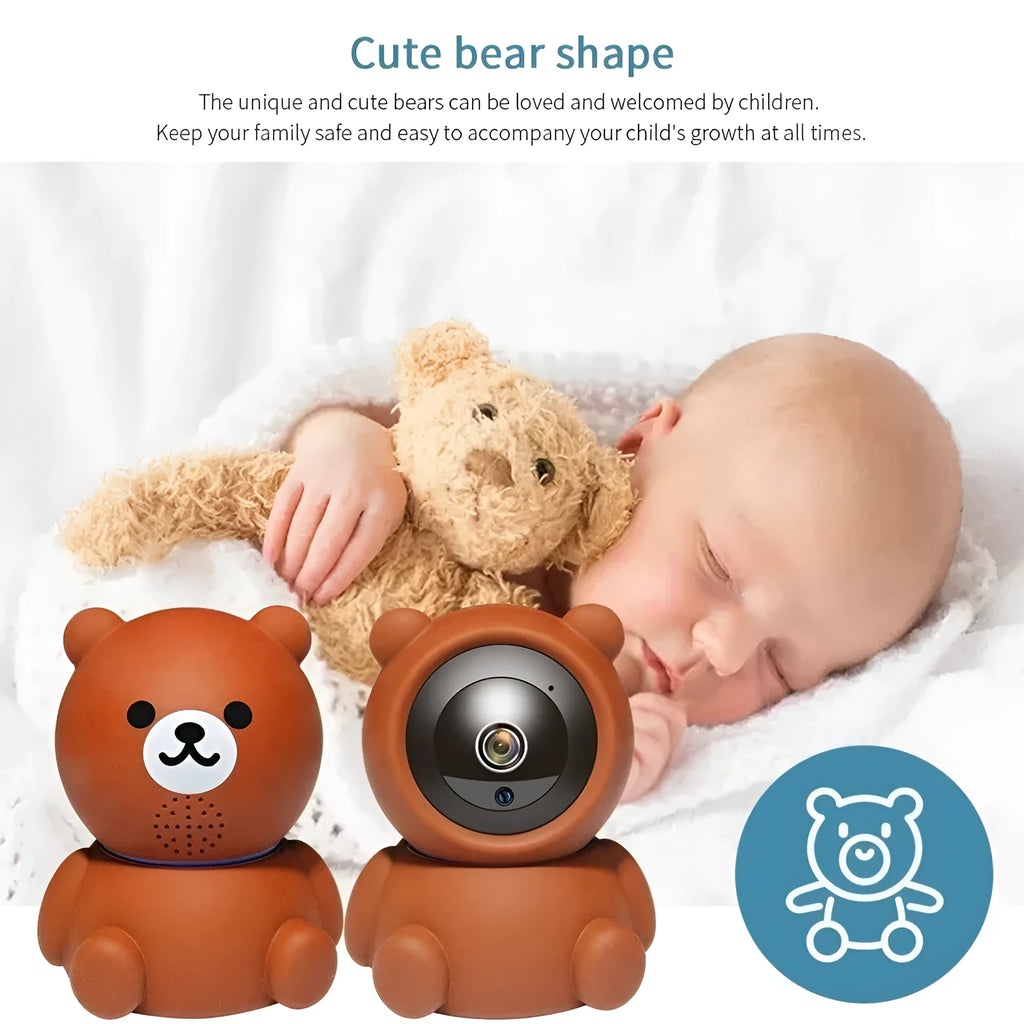 1080P Wi-Fi security camera with auto tracking and infrared night vision for home surveillance