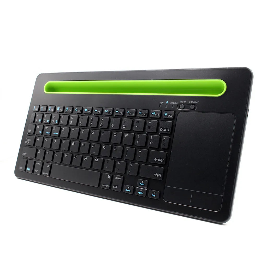 Universal touch keyboard for tablet phones Black 78 keys with touchpad Bluetooth 3.0