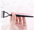 Collapsible steel needle eyelash comb for lash separation and eyebrow grooming, 3x14cm