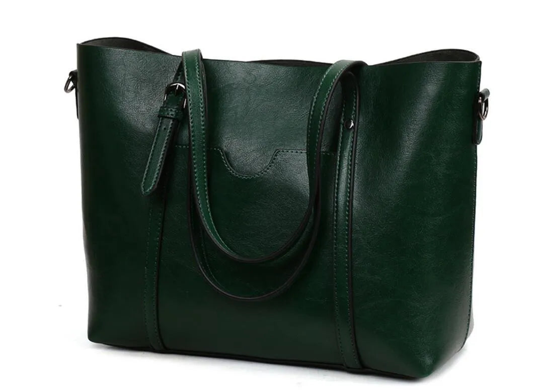Retro style women's messenger bag in PU leather, shown in light blue colour