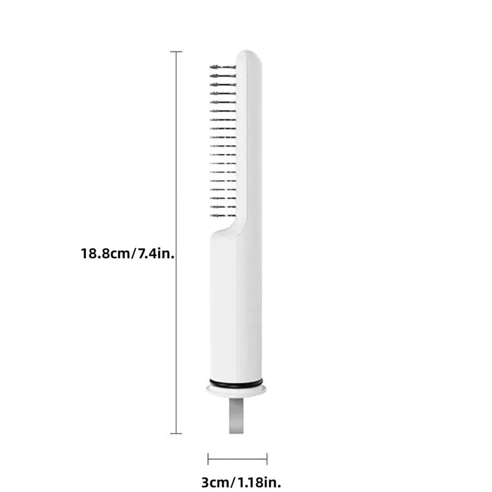 Stainless steel pet dematting comb with user-friendly handle for removing knots and mats from dog hair