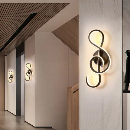 Nordic minimalist LED wall lamp in black or white with silicone shade for bedroom bedside lighting