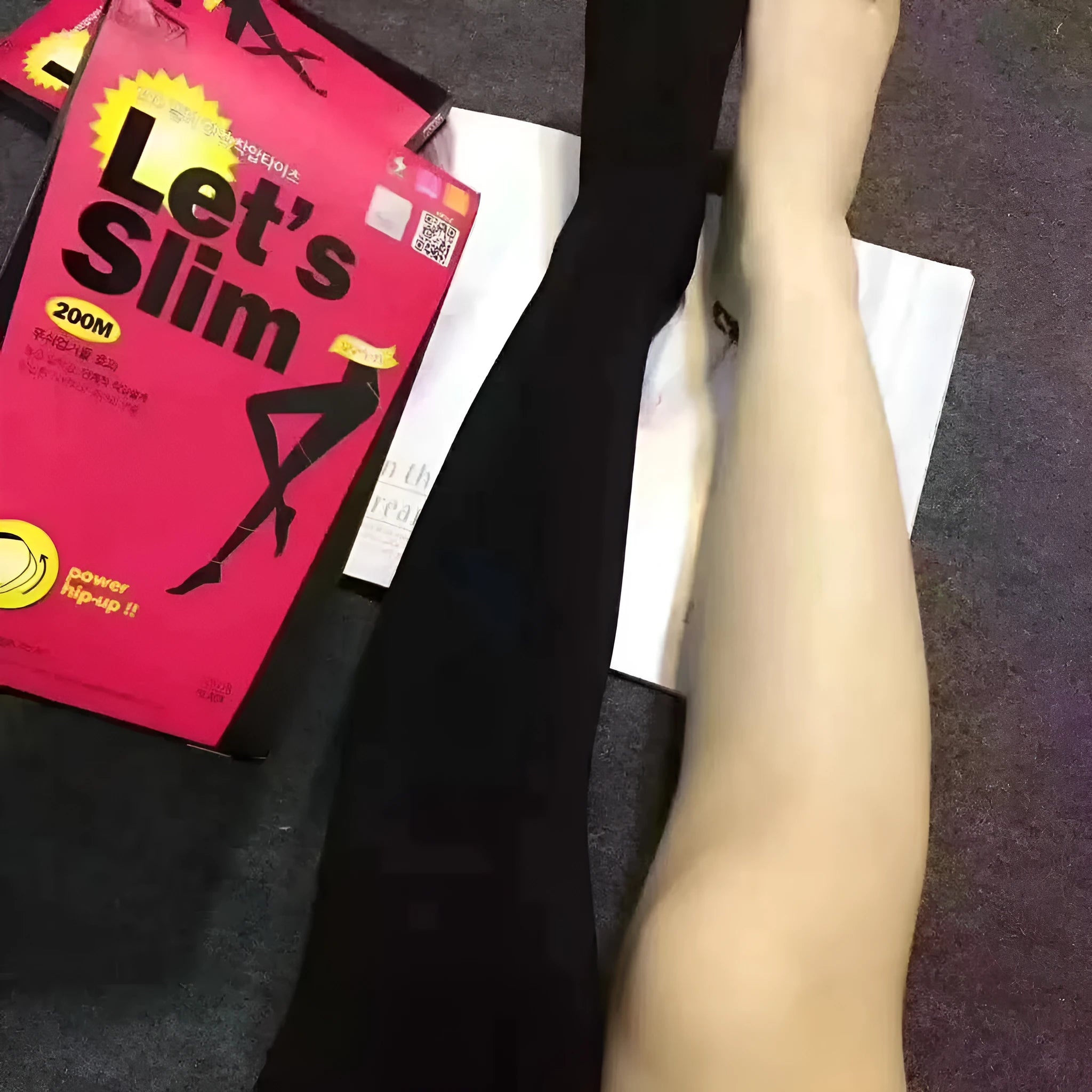 Women's beige and black lifting hip and abdomen shaping stovepipe socks, one size fits 40-67.5 kg