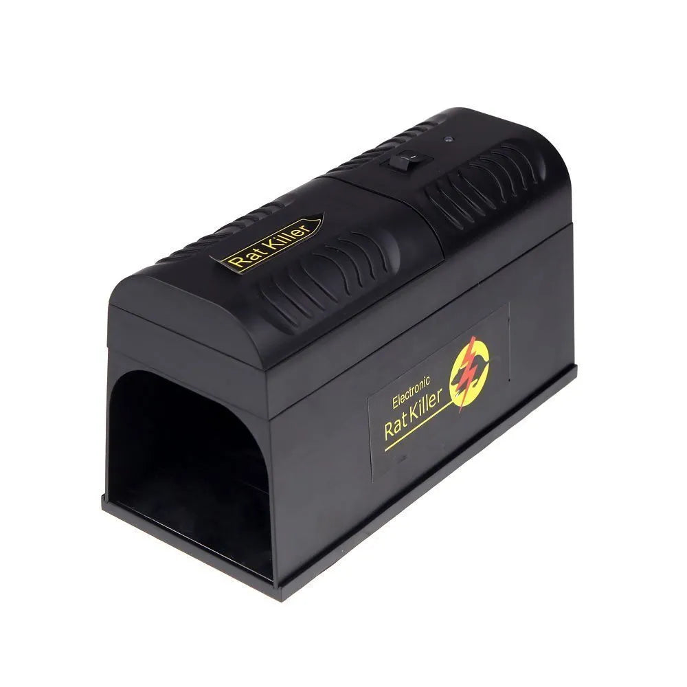 Black high voltage rodent killer electrical pest control device with plug options