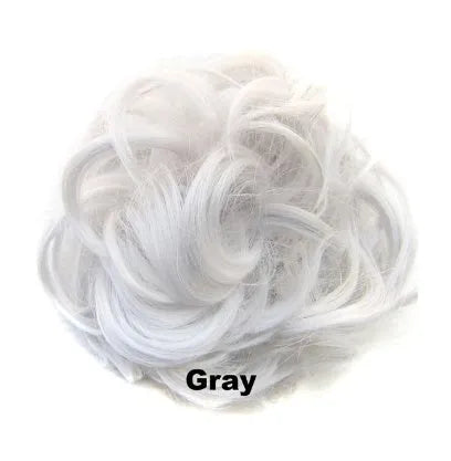 Hair ring adjustable wig band in burgundy colour on white background