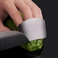 Stainless steel finger guard for cutting protection with single and double finger size options