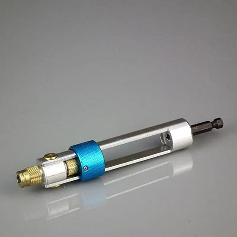 Half Time Drill adapter kit with swivel head and 18 drill bits including Phillips, flathead, and countersink types