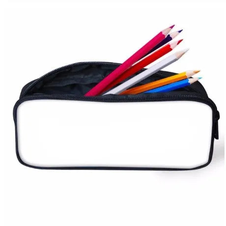 Customised pattern polyester large capacity pencil case with zipper closure 10x21x4cm