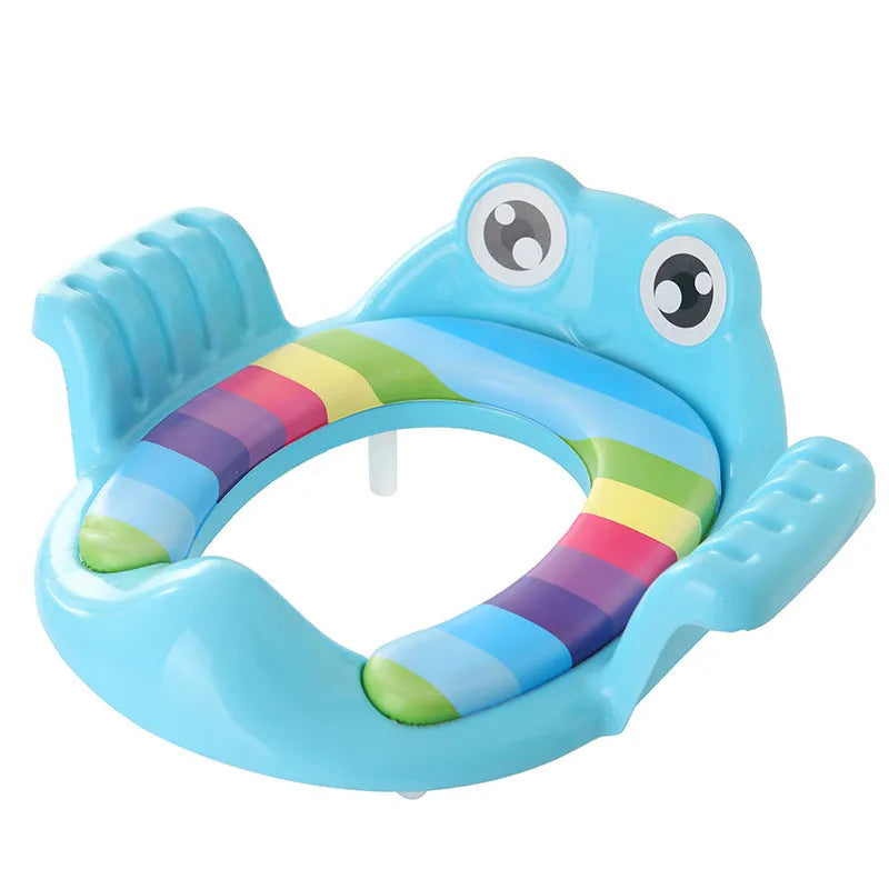 Baby children toilet seat in pink with non-slip pads, 38x35x8 cm, for toddlers aged 1-6 years