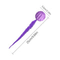 Interactive cat toy with three bouncy TPR balls connected to long plush tail in green colour
