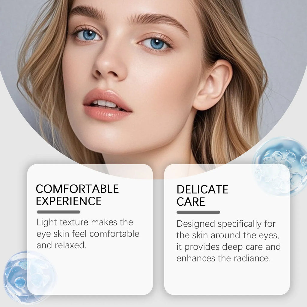 20g jar of moisturising eye cream with ceramide and tripeptide for eye care.