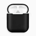 Silicone protection case for Apple AirPods with antilost rope attached, shown in blue colour.