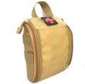 Tactical medical kit with first aid supplies for outdoor camping and mountain climbing