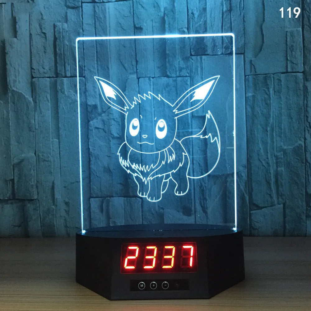 3D glowing electronic dolphin night light with remote control on table
