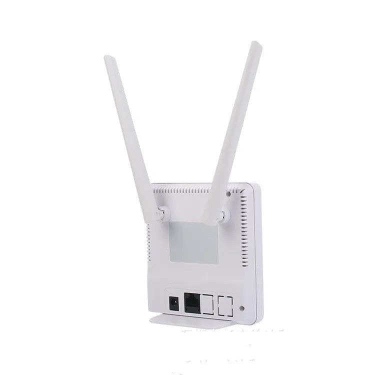 4G wireless router with EU plug and antenna for business travel secure internet